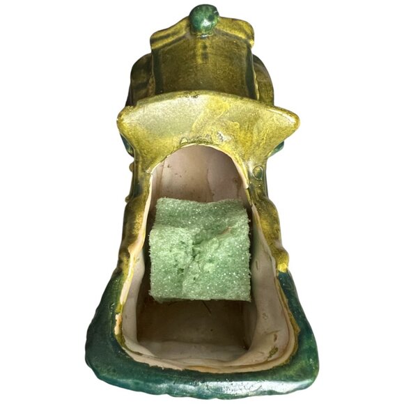 Vtg 1970s RUBENS ORIGINALS Antique Car PLANTER Hand-Painted Taiwan 7" L X 3" W - Picture 7 of 14